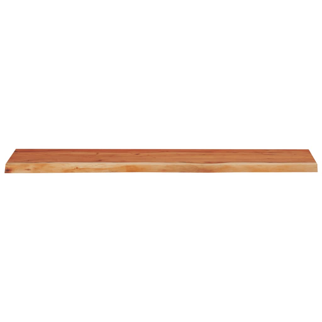Wandschap rechthoekig natuurlijke rand 90x30x2,5 cm acaciahout is nu te koop bij PeponiXL, paradijselijk wonen!