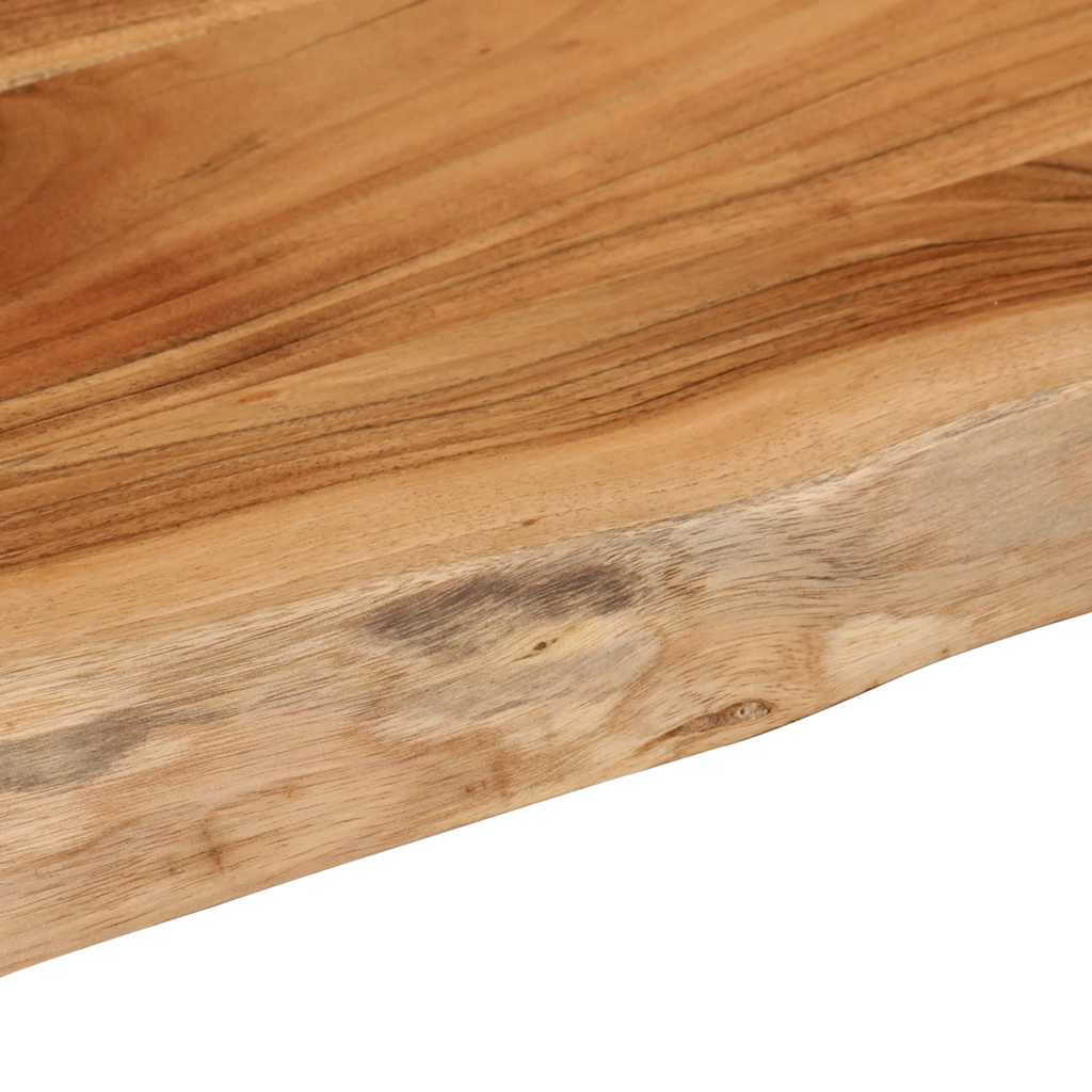Wandschap rechthoekig natuurlijke rand 50x40x2,5 cm acaciahout is nu te koop bij PeponiXL, paradijselijk wonen!