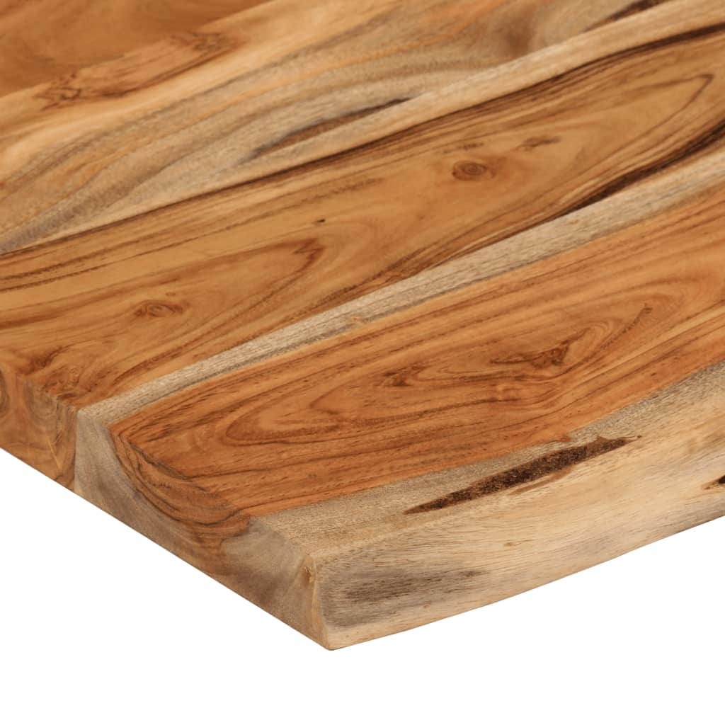 Wandschap rechthoekig natuurlijke rand 60x40x2,5 cm acaciahout is nu te koop bij PeponiXL, paradijselijk wonen!