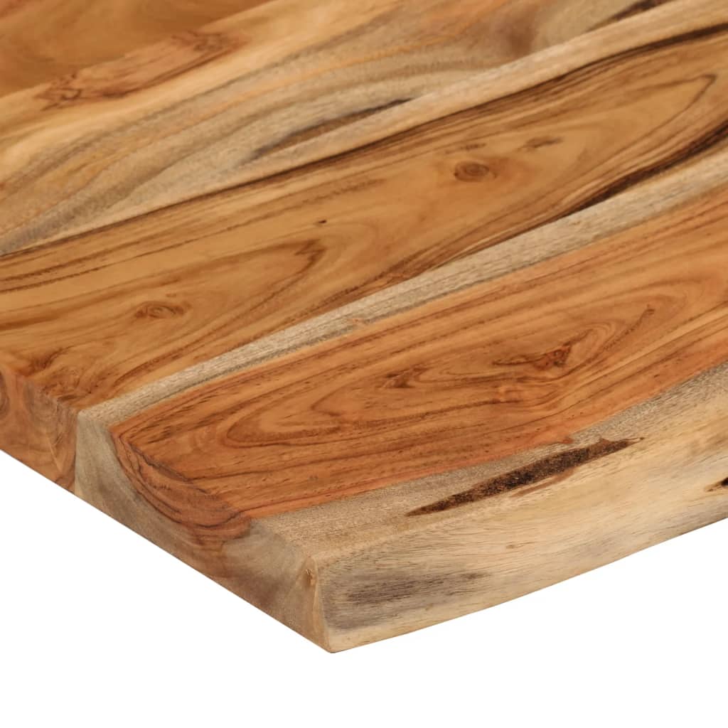 Wandschap rechthoekig natuurlijke rand 70x40x2,5 cm acaciahout is nu te koop bij PeponiXL, paradijselijk wonen!