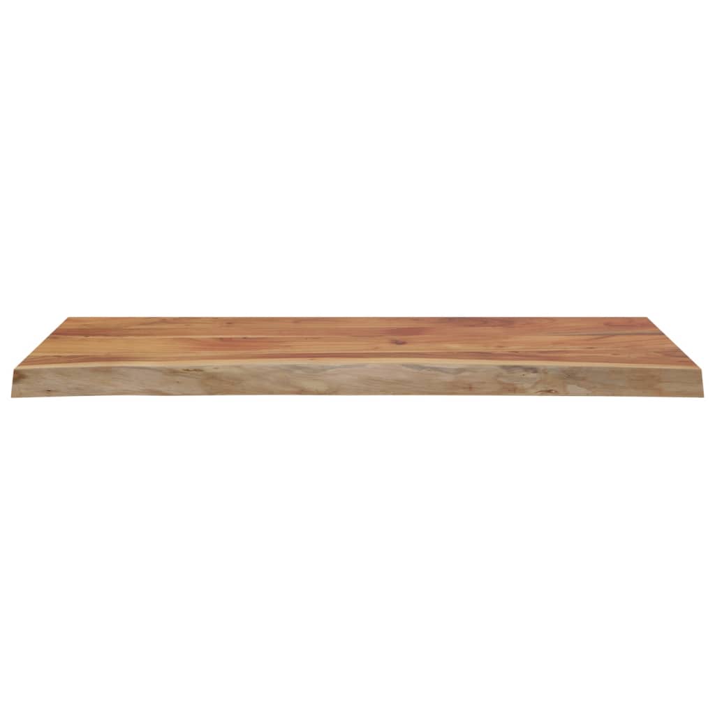 Tafelblad rechthoekig natuurlijke rand 100x40x2,5 cm acaciahout is nu te koop bij PeponiXL, paradijselijk wonen!
