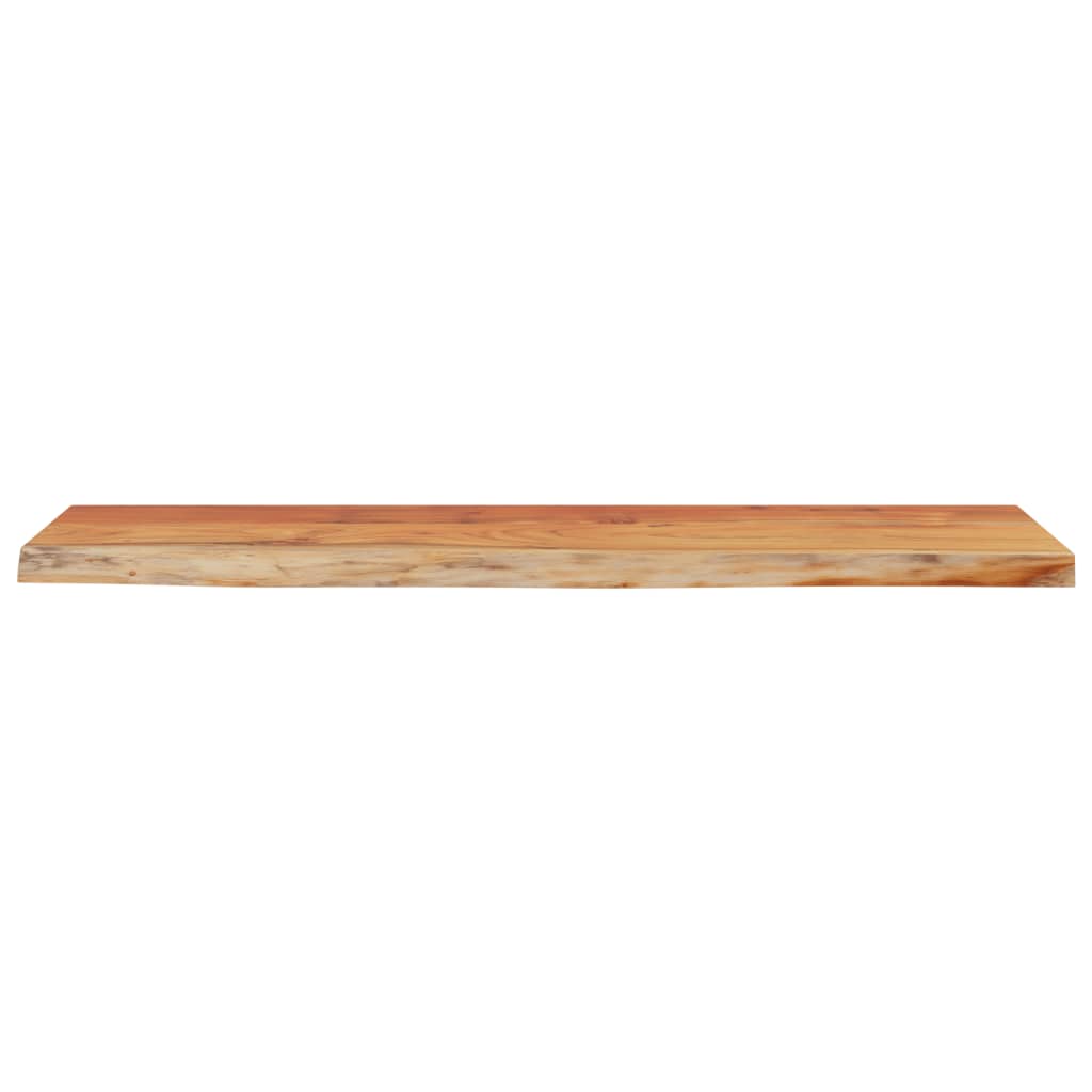 Wandschap rechthoekig natuurlijke rand 80x20x3,8 cm acaciahout is nu te koop bij PeponiXL, paradijselijk wonen!