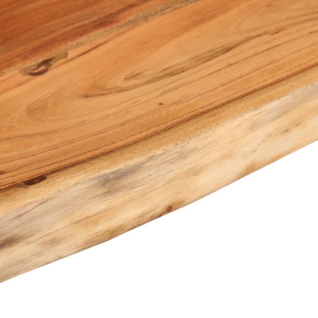 Wandschap rechthoekig natuurlijke rand 80x20x3,8 cm acaciahout is nu te koop bij PeponiXL, paradijselijk wonen!
