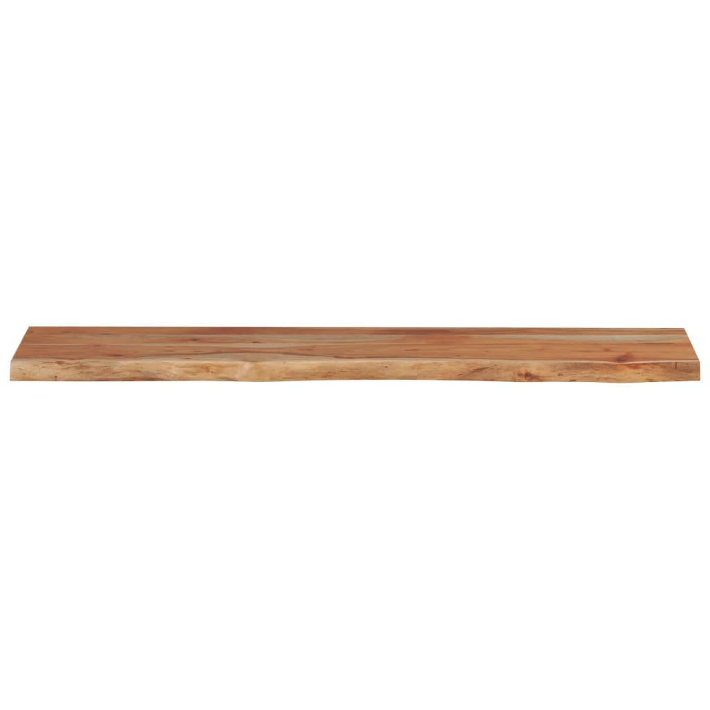 Wandschap rechthoekig natuurlijke rand 100x20x3,8 cm acaciahout is nu te koop bij PeponiXL, paradijselijk wonen!