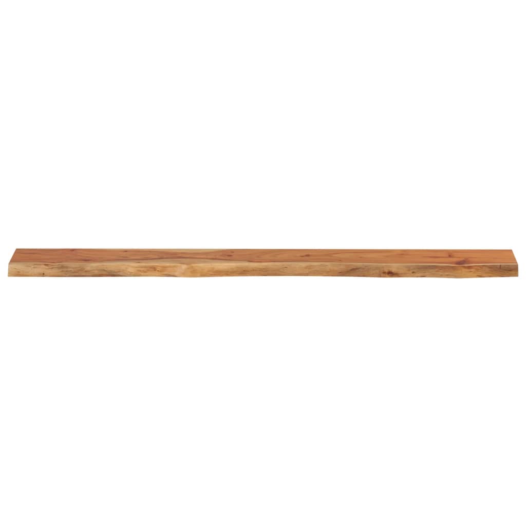 Wandschap rechthoekig natuurlijke rand 140x20x3,8 cm acaciahout is nu te koop bij PeponiXL, paradijselijk wonen!