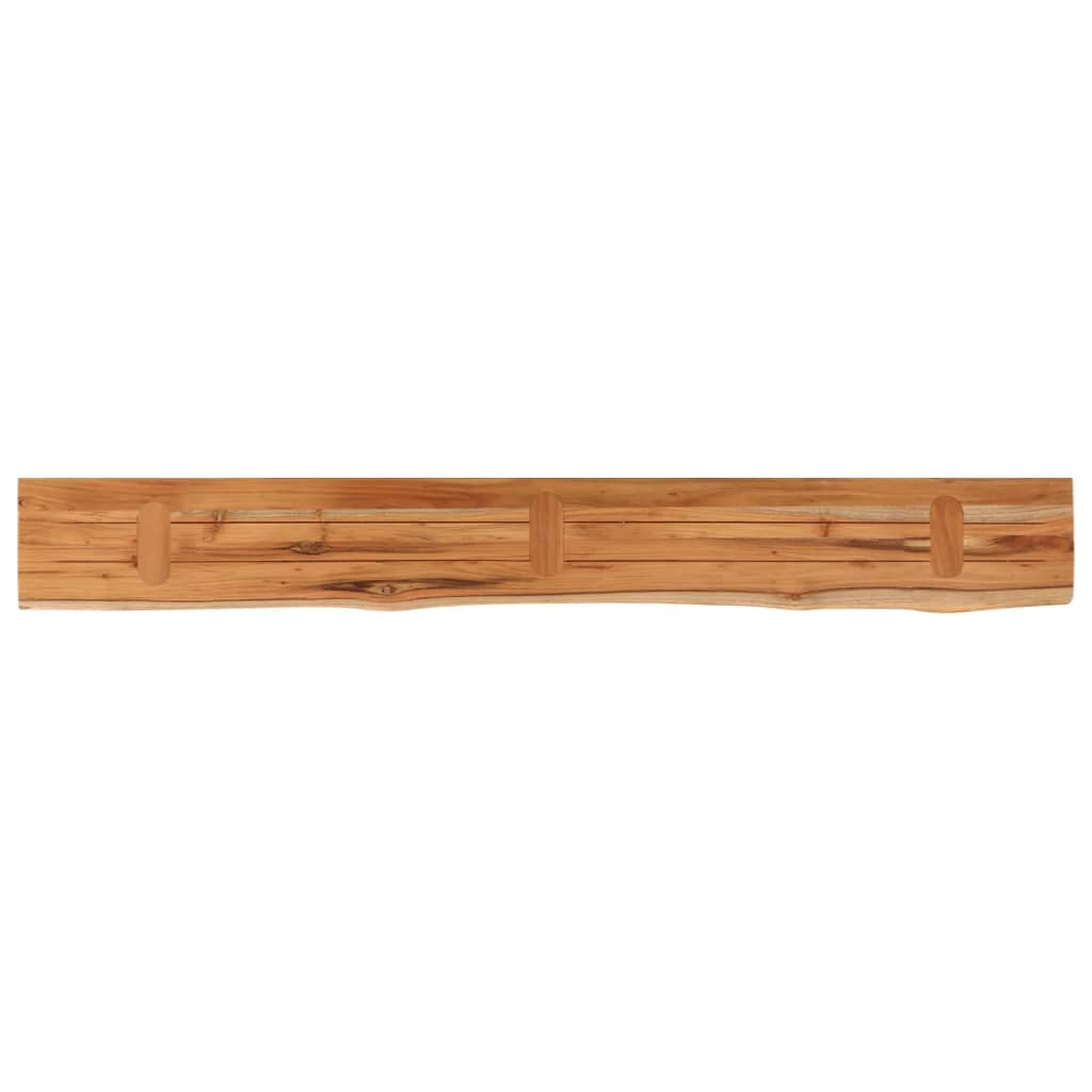 Wandschap rechthoekig natuurlijke rand 160x20x3,8 cm acaciahout is nu te koop bij PeponiXL, paradijselijk wonen!