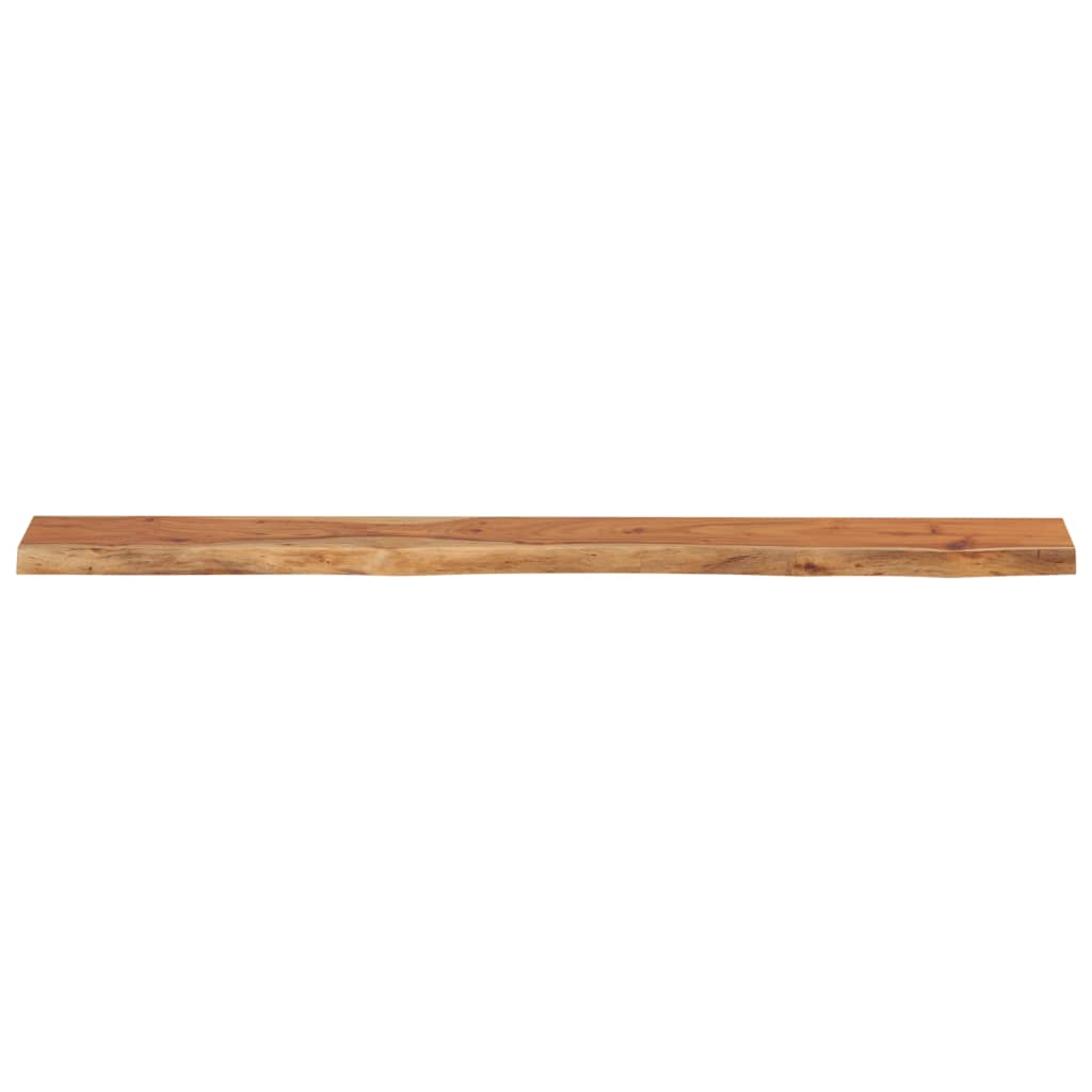 Wandschap rechthoekig natuurlijke rand 180x20x3,8 cm acaciahout is nu te koop bij PeponiXL, paradijselijk wonen!