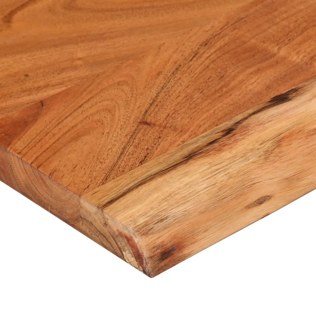 Wandschap rechthoekig natuurlijke rand 100x30x3,8 cm acaciahout is nu te koop bij PeponiXL, paradijselijk wonen!
