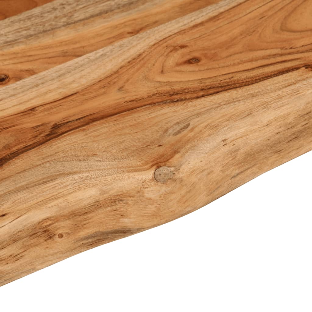 Tafelblad rechthoekig natuurlijke rand 180x30x3,8 cm acaciahout is nu te koop bij PeponiXL, paradijselijk wonen!
