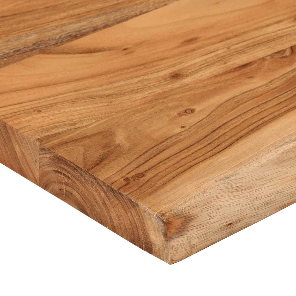 Wandschap rechthoekig natuurlijke rand 50x40x3,8 cm acaciahout is nu te koop bij PeponiXL, paradijselijk wonen!