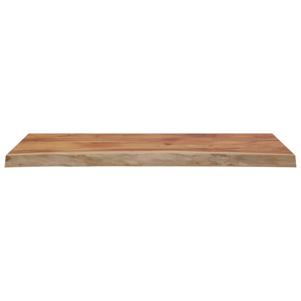 Tafelblad rechthoekig natuurlijke rand 100x40x3,8 cm acaciahout is nu te koop bij PeponiXL, paradijselijk wonen!