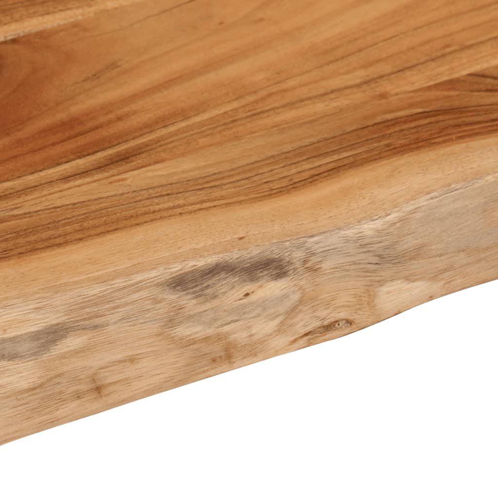 Tafelblad rechthoekig natuurlijke rand 110x40x3,8 cm acaciahout is nu te koop bij PeponiXL, paradijselijk wonen!