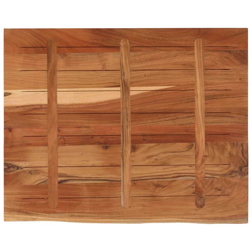 Bureaublad rechthoek natuurlijke rand 100x80x3,8 cm acaciahout is nu te koop bij PeponiXL, paradijselijk wonen!