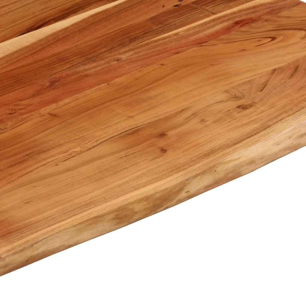 Bureaublad rechthoek natuurlijke rand 100x80x3,8 cm acaciahout is nu te koop bij PeponiXL, paradijselijk wonen!