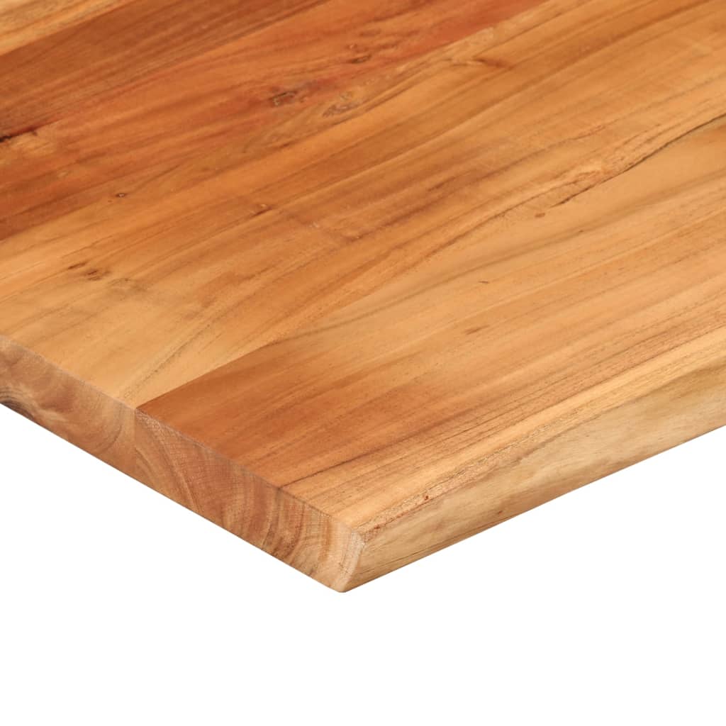 Bureaublad rechthoek natuurlijke rand 100x80x3,8 cm acaciahout is nu te koop bij PeponiXL, paradijselijk wonen!