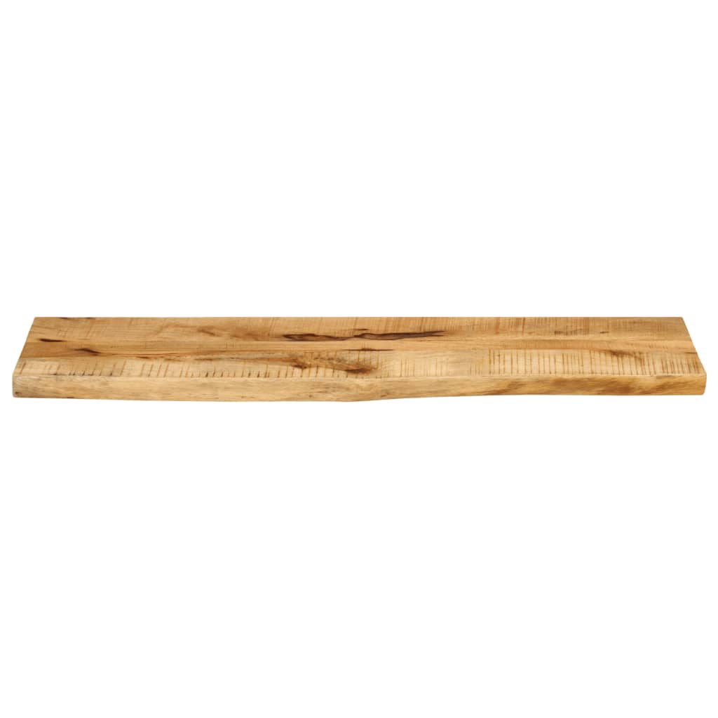 Tafelblad met natuurlijke rand 100x20x2,5 cm massief mangohout is nu te koop bij PeponiXL, paradijselijk wonen!