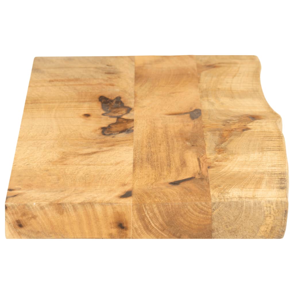 Tafelblad met natuurlijke rand 100x20x2,5 cm massief mangohout is nu te koop bij PeponiXL, paradijselijk wonen!
