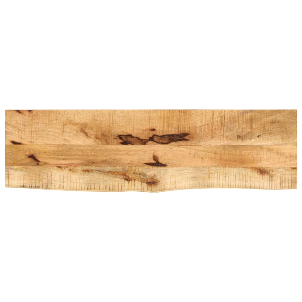 Tafelblad met natuurlijke rand 100x30x2,5 cm massief mangohout is nu te koop bij PeponiXL, paradijselijk wonen!