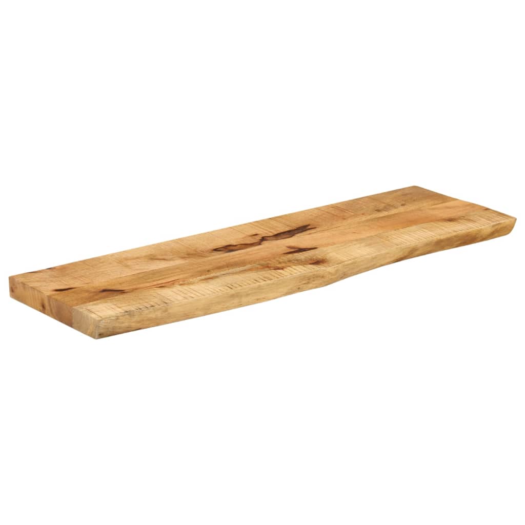 Tafelblad met natuurlijke rand 100x30x2,5 cm massief mangohout is nu te koop bij PeponiXL, paradijselijk wonen!