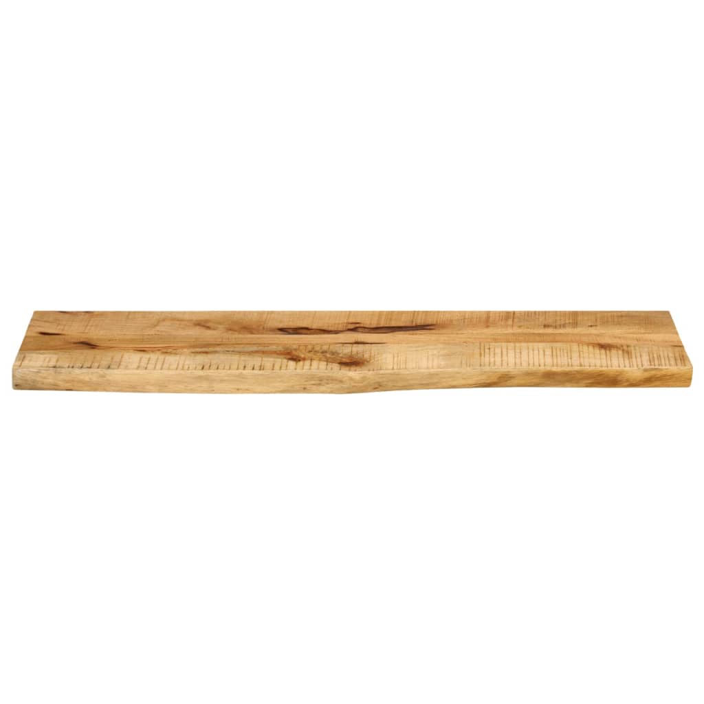 Tafelblad met natuurlijke rand 100x30x2,5 cm massief mangohout is nu te koop bij PeponiXL, paradijselijk wonen!