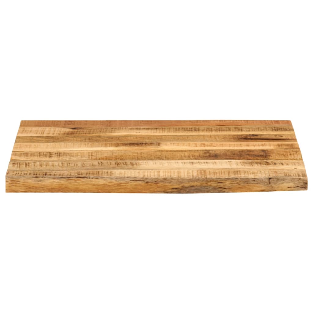 Tafelblad met natuurlijke rand 40x40x2,5 cm massief mangohout is nu te koop bij PeponiXL, paradijselijk wonen!