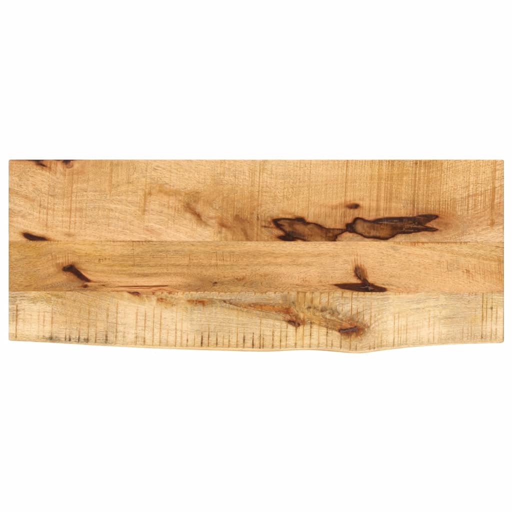 Tafelblad met natuurlijke rand 70x40x2,5 cm massief mangohout is nu te koop bij PeponiXL, paradijselijk wonen!