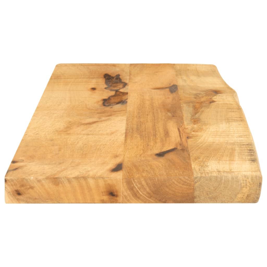 Tafelblad met natuurlijke rand 70x40x2,5 cm massief mangohout is nu te koop bij PeponiXL, paradijselijk wonen!