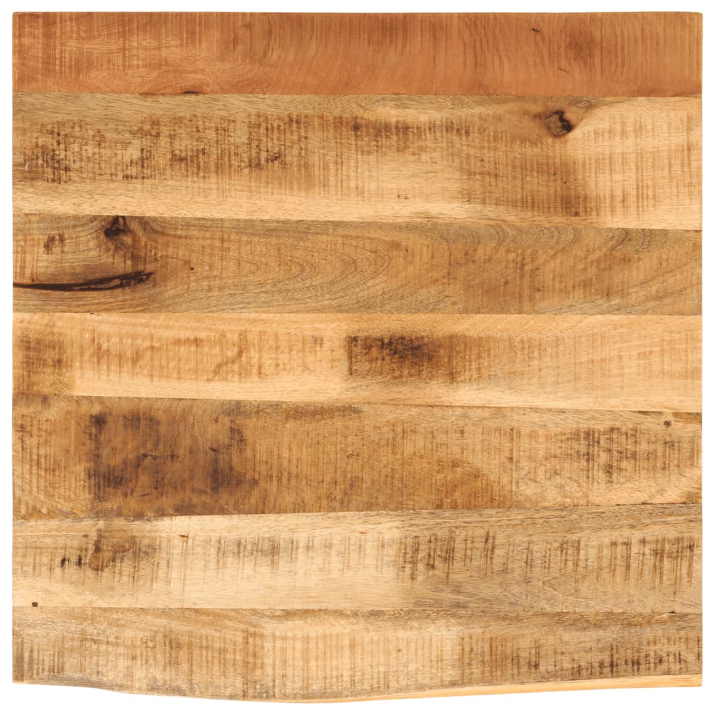 Tafelblad met natuurlijke rand 60x60x2,5 cm massief mangohout is nu te koop bij PeponiXL, paradijselijk wonen!