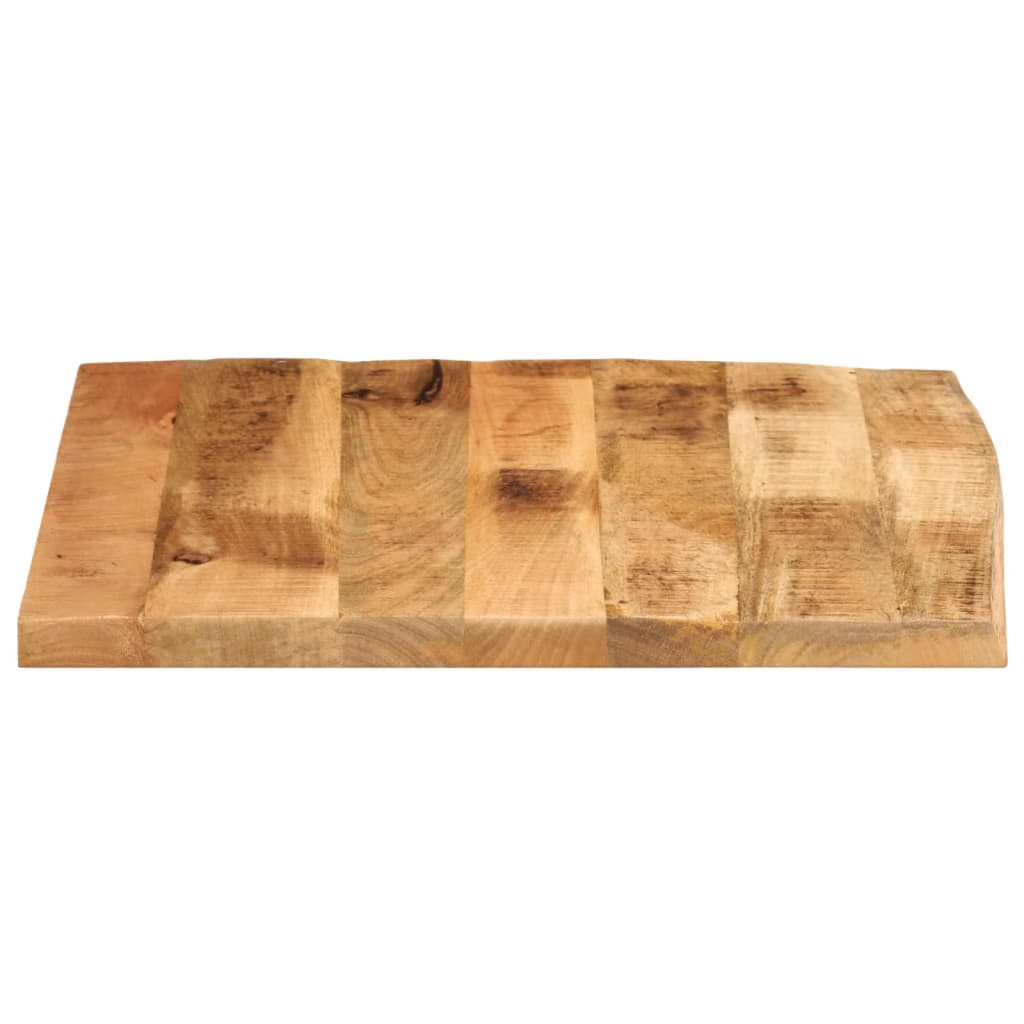 Tafelblad met natuurlijke rand 60x60x2,5 cm massief mangohout is nu te koop bij PeponiXL, paradijselijk wonen!