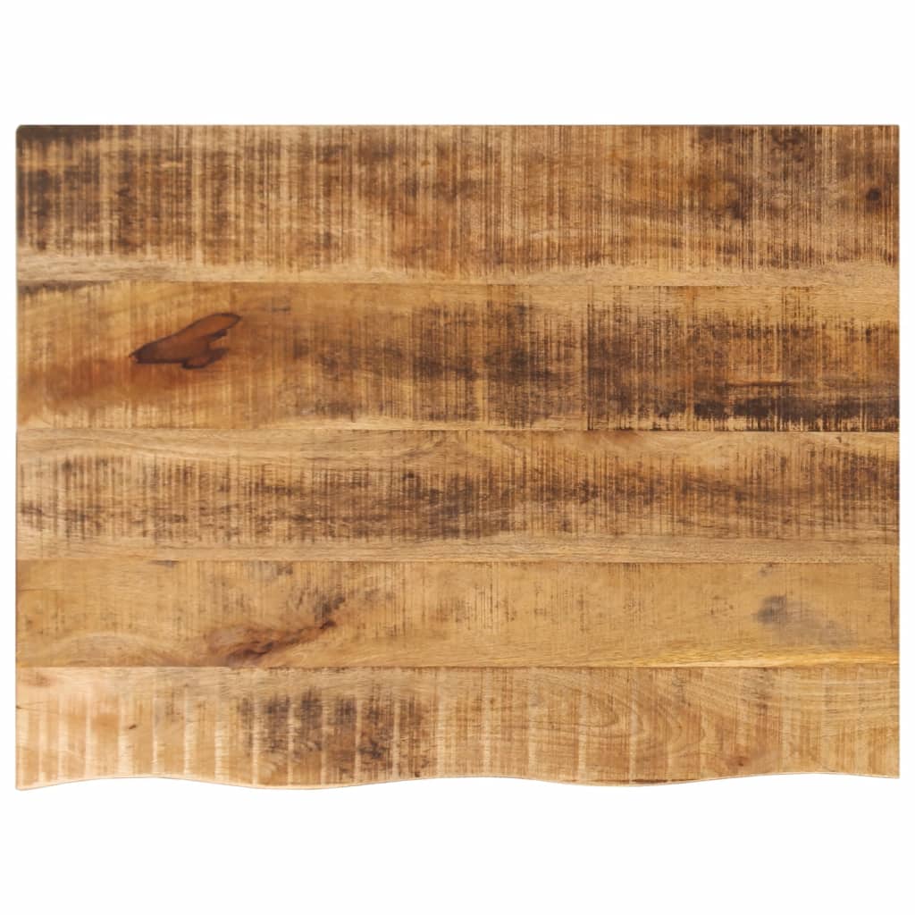 Tafelblad met natuurlijke rand 70x60x2,5 cm massief mangohout is nu te koop bij PeponiXL, paradijselijk wonen!
