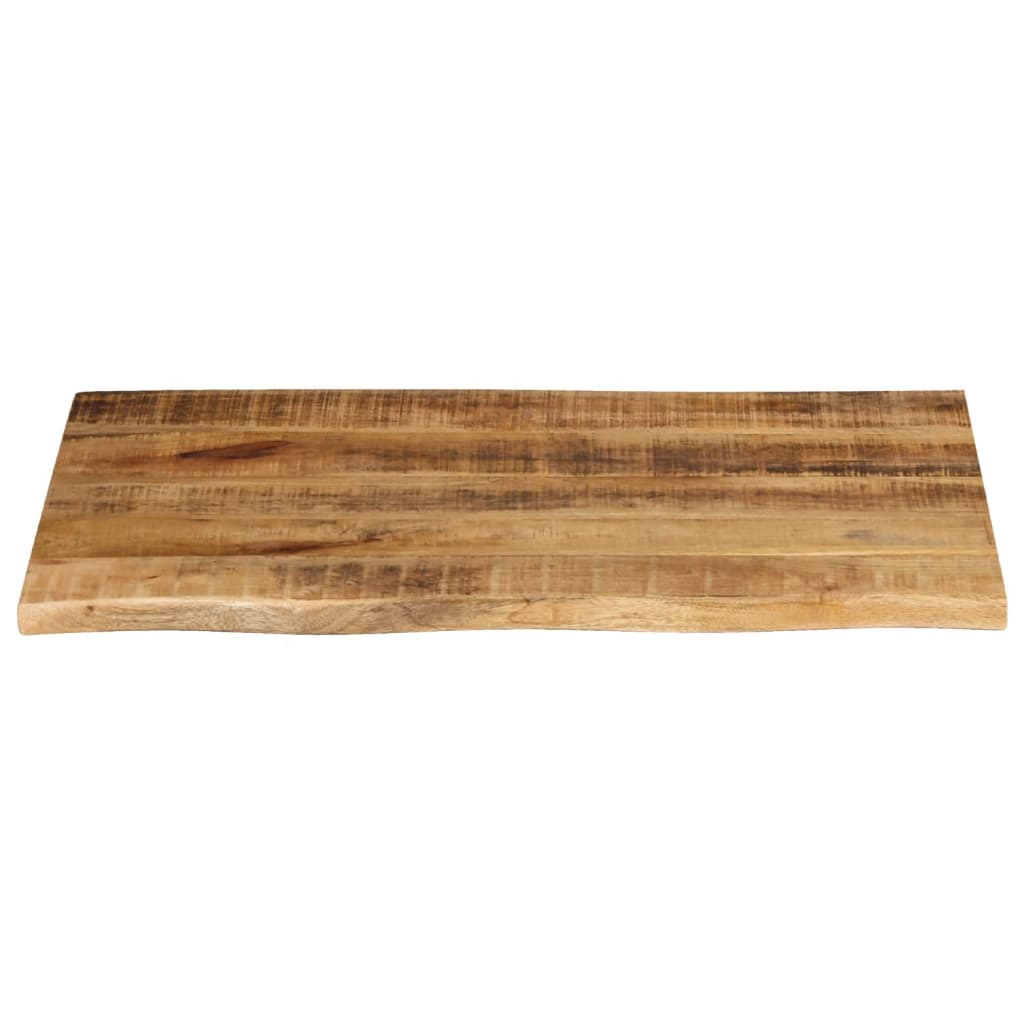 Tafelblad met natuurlijke rand 70x60x2,5 cm massief mangohout is nu te koop bij PeponiXL, paradijselijk wonen!