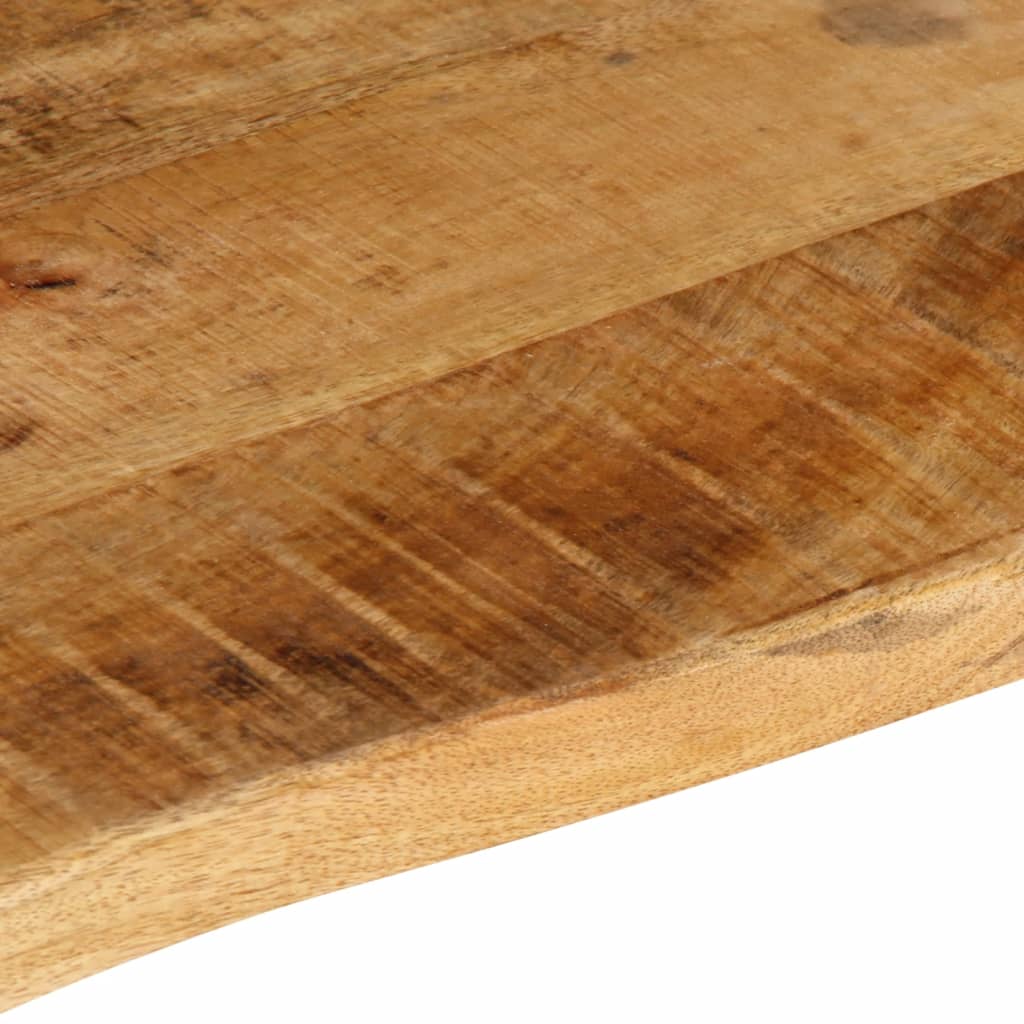 Tafelblad met natuurlijke rand 80x60x2,5 cm massief mangohout is nu te koop bij PeponiXL, paradijselijk wonen!