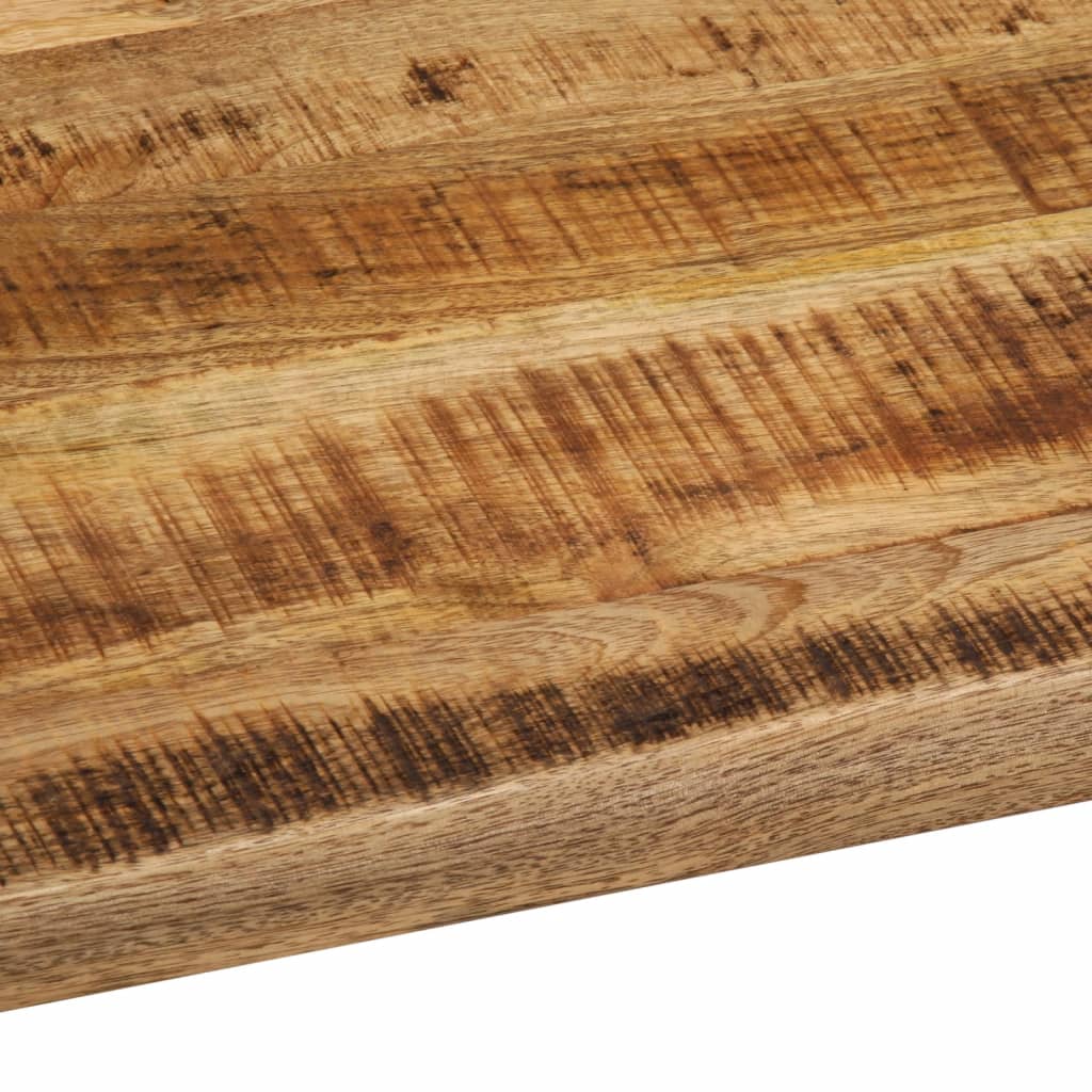 Tafelblad met natuurlijke rand 100x80x2,5 cm massief mangohout is nu te koop bij PeponiXL, paradijselijk wonen!