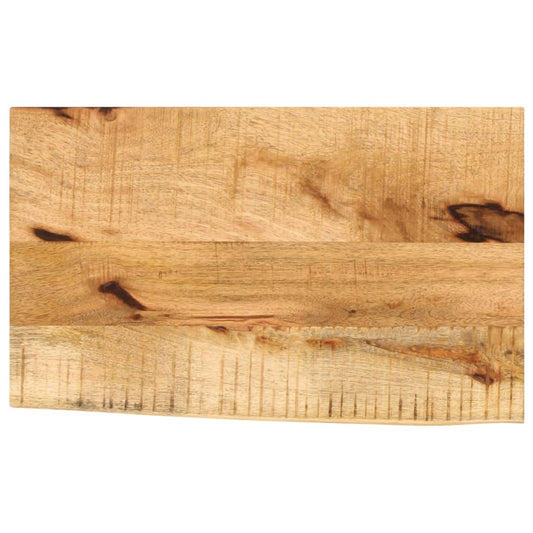 Tafelblad met natuurlijke rand 40x20x3,8 cm massief mangohout is nu te koop bij PeponiXL, paradijselijk wonen!