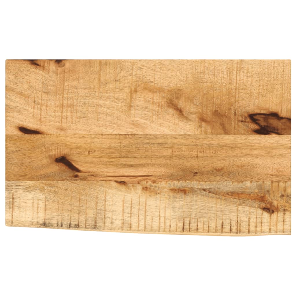 Tafelblad met natuurlijke rand 50x20x3,8 cm massief mangohout is nu te koop bij PeponiXL, paradijselijk wonen!