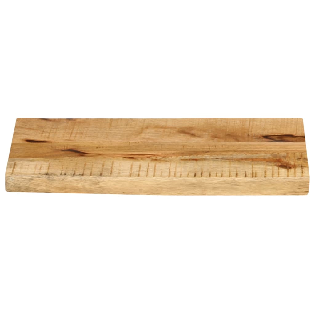 Tafelblad met natuurlijke rand 50x20x3,8 cm massief mangohout is nu te koop bij PeponiXL, paradijselijk wonen!
