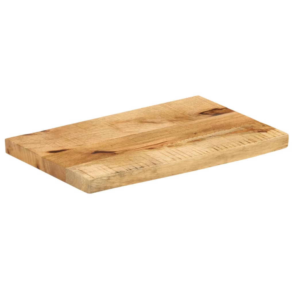 Tafelblad met natuurlijke rand 50x20x3,8 cm massief mangohout is nu te koop bij PeponiXL, paradijselijk wonen!