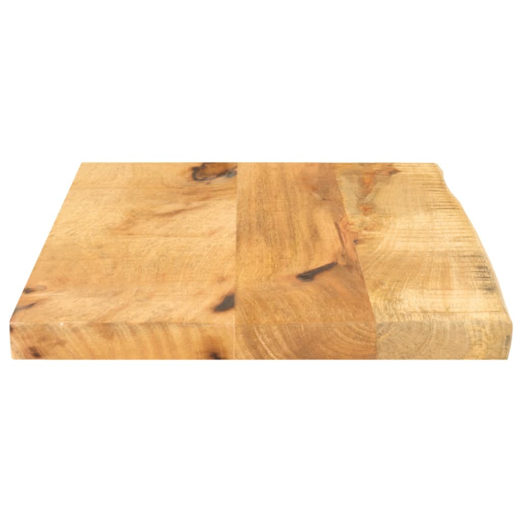Tafelblad met natuurlijke rand 50x20x3,8 cm massief mangohout is nu te koop bij PeponiXL, paradijselijk wonen!