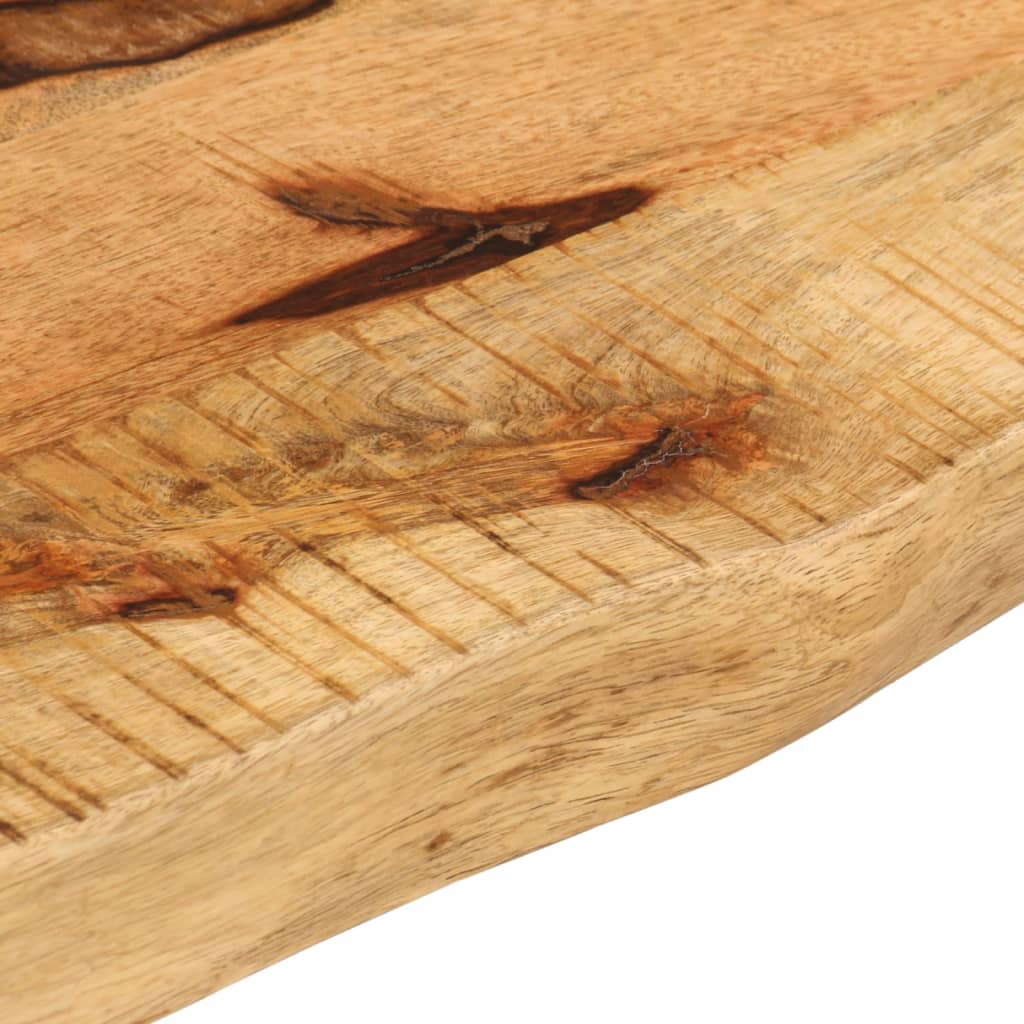 Tafelblad met natuurlijke rand 50x20x3,8 cm massief mangohout is nu te koop bij PeponiXL, paradijselijk wonen!