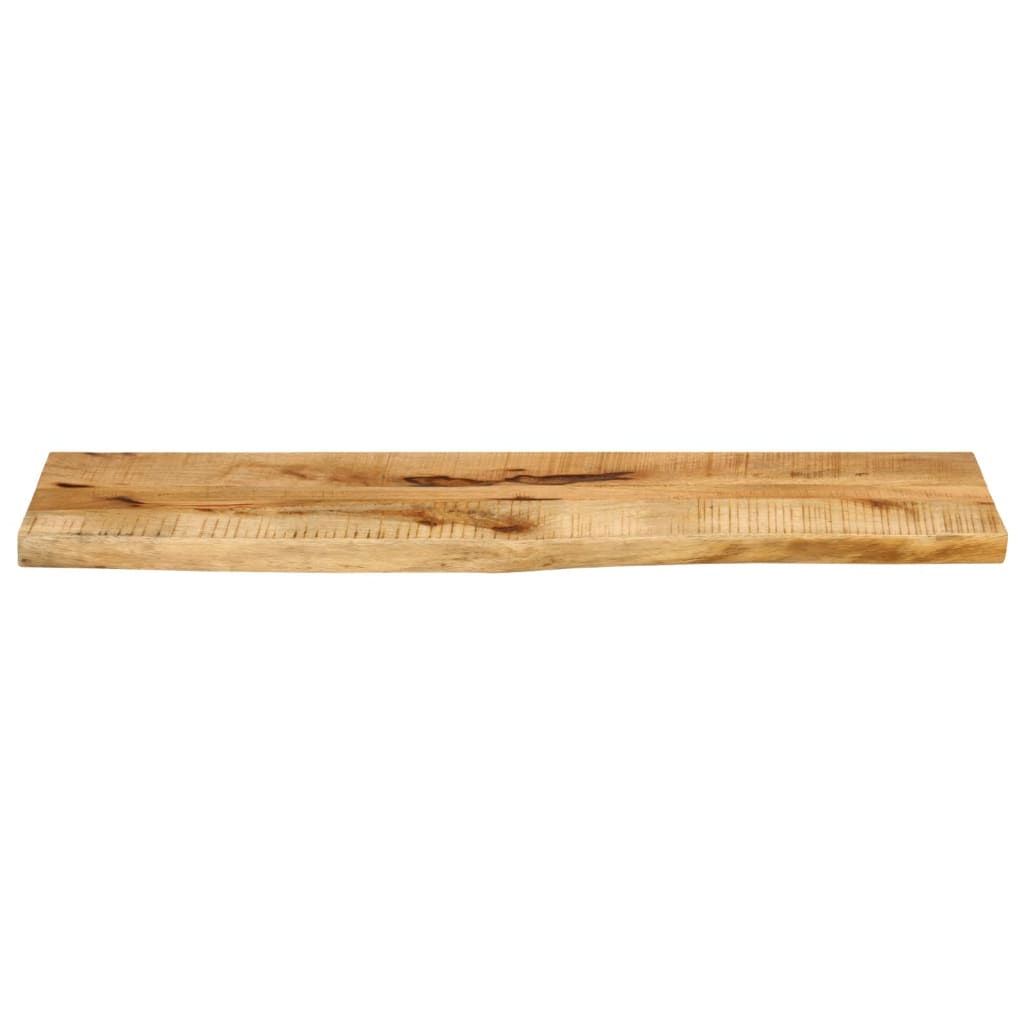 Tafelblad met natuurlijke rand 100x20x3,8 cm massief mangohout is nu te koop bij PeponiXL, paradijselijk wonen!