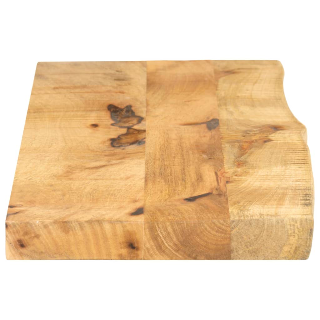 Tafelblad met natuurlijke rand 100x20x3,8 cm massief mangohout is nu te koop bij PeponiXL, paradijselijk wonen!