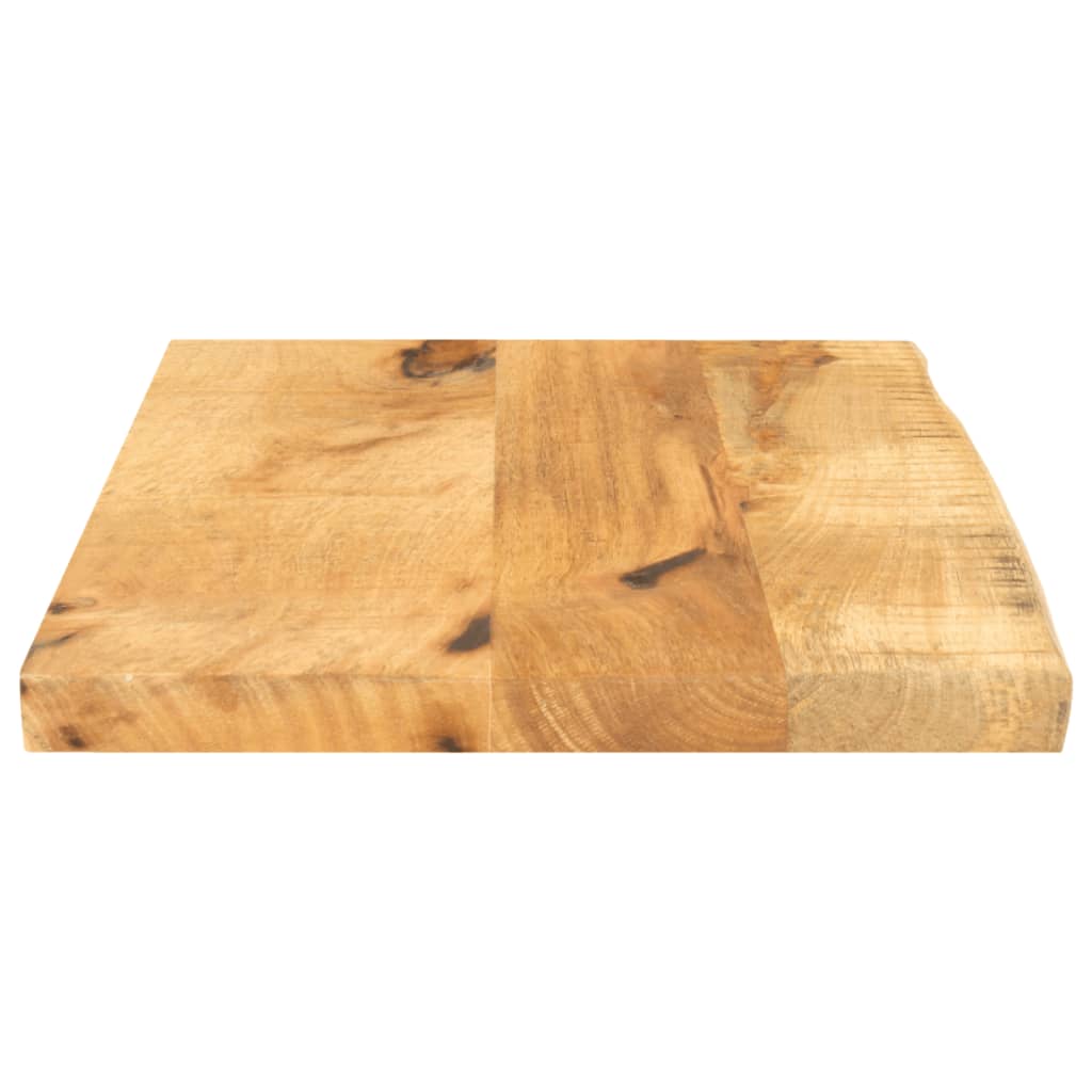 Tafelblad met natuurlijke rand 40x30x3,8 cm massief mangohout is nu te koop bij PeponiXL, paradijselijk wonen!