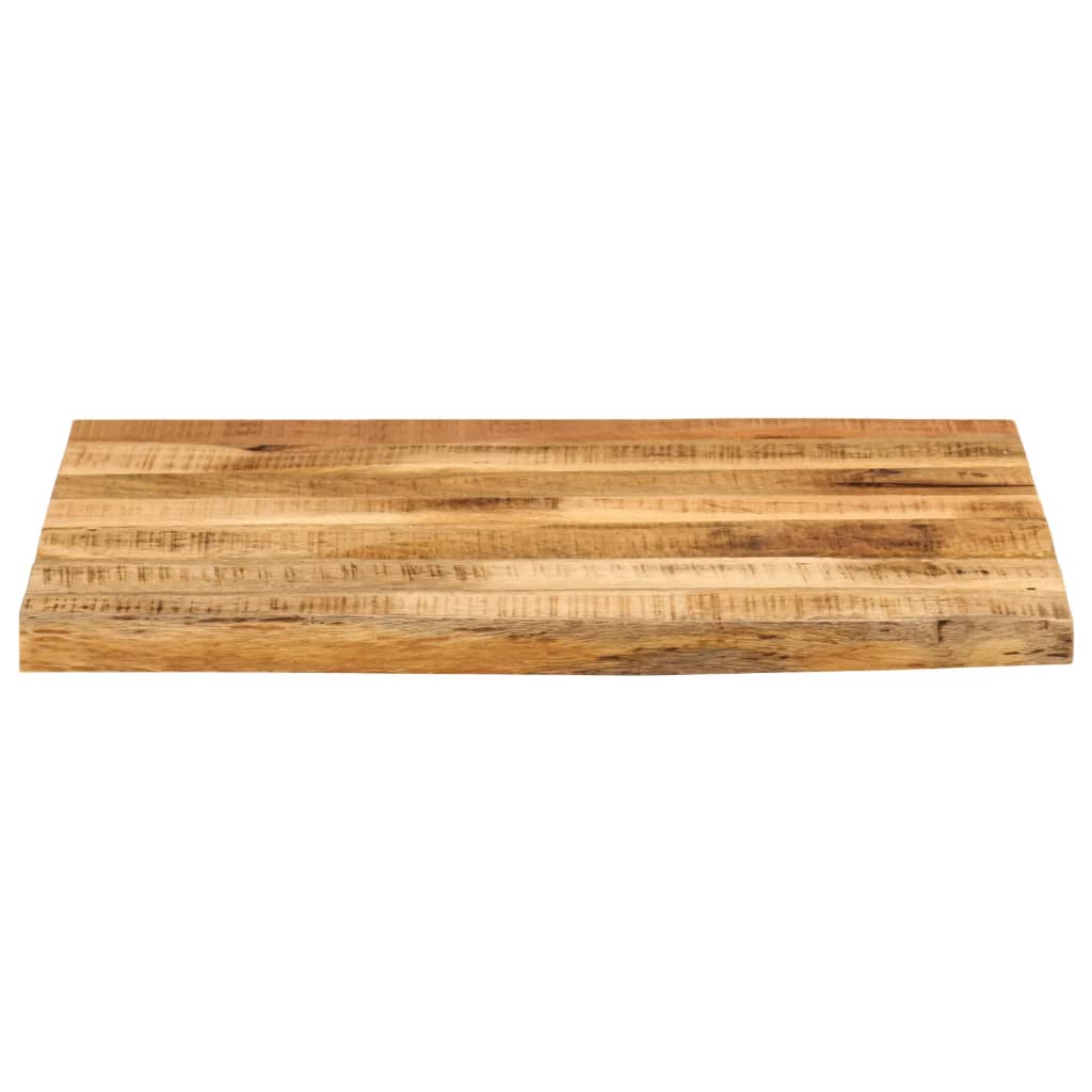 Tafelblad met natuurlijke rand 40x40x3,8 cm massief mangohout is nu te koop bij PeponiXL, paradijselijk wonen!
