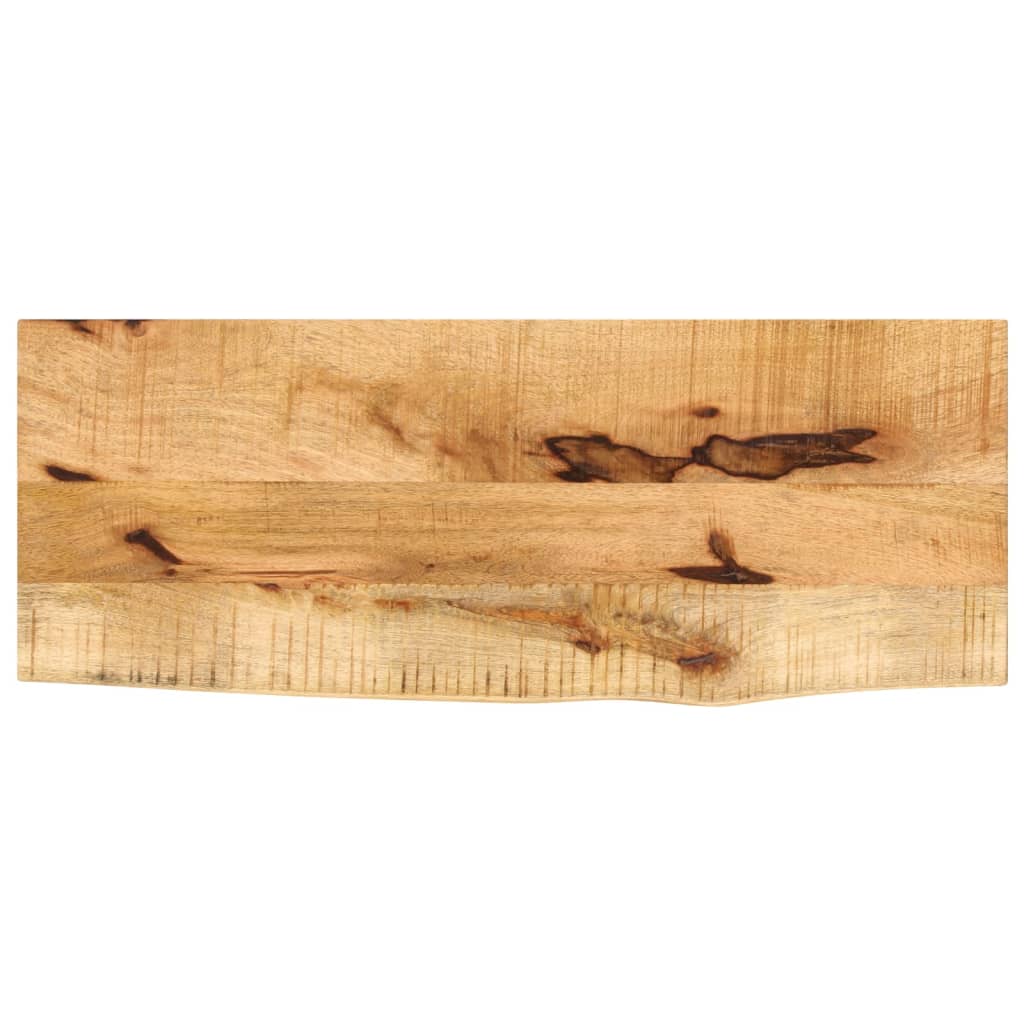 Tafelblad met natuurlijke rand 70x40x3,8 cm massief mangohout is nu te koop bij PeponiXL, paradijselijk wonen!