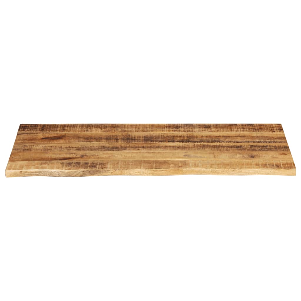 Tafelblad met natuurlijke rand 100x60x3,8 cm massief mangohout is nu te koop bij PeponiXL, paradijselijk wonen!