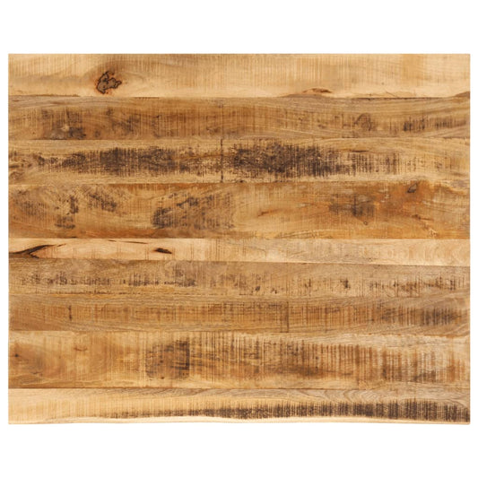 Tafelblad met natuurlijke rand 90x80x3,8 cm massief mangohout is nu te koop bij PeponiXL, paradijselijk wonen!