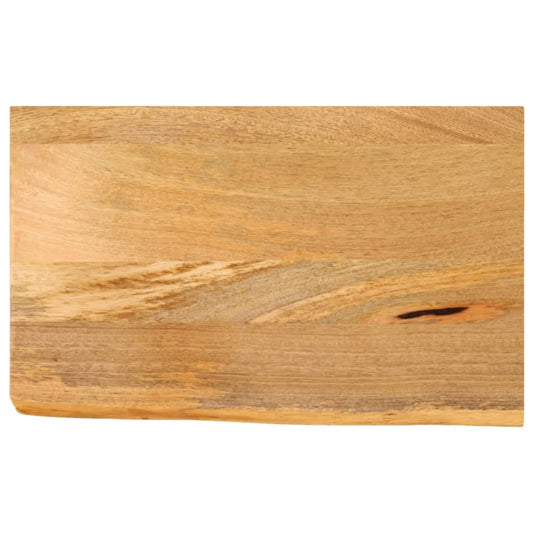 Tafelblad met natuurlijke rand 40x20x2,5 cm massief mangohout is nu te koop bij PeponiXL, paradijselijk wonen!