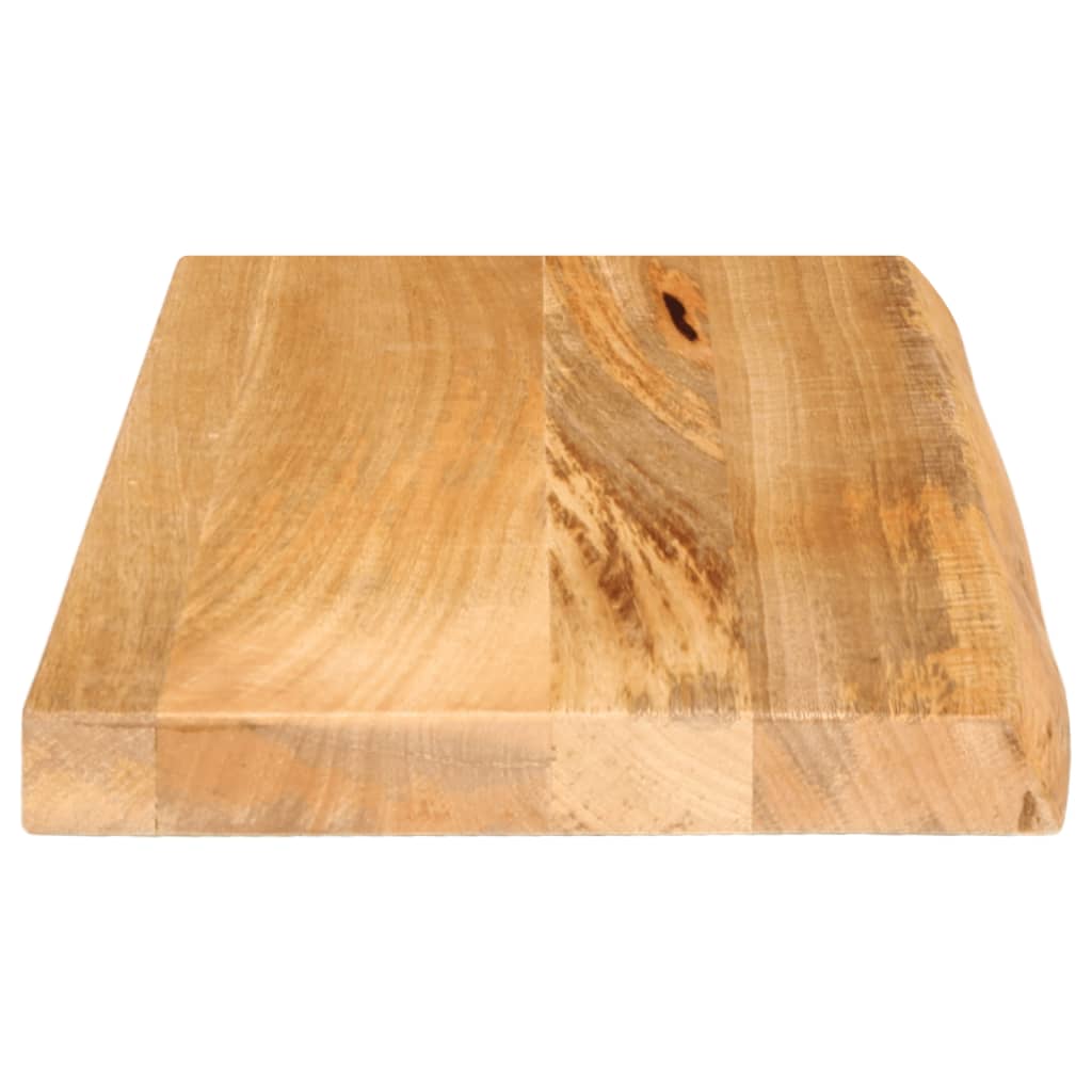 Tafelblad met natuurlijke rand 40x20x2,5 cm massief mangohout is nu te koop bij PeponiXL, paradijselijk wonen!