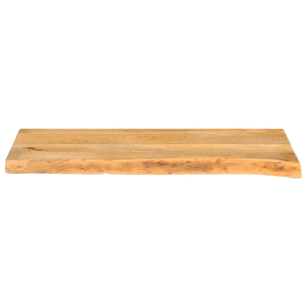 Tafelblad met natuurlijke rand 90x30x2,5 cm massief mangohout is nu te koop bij PeponiXL, paradijselijk wonen!