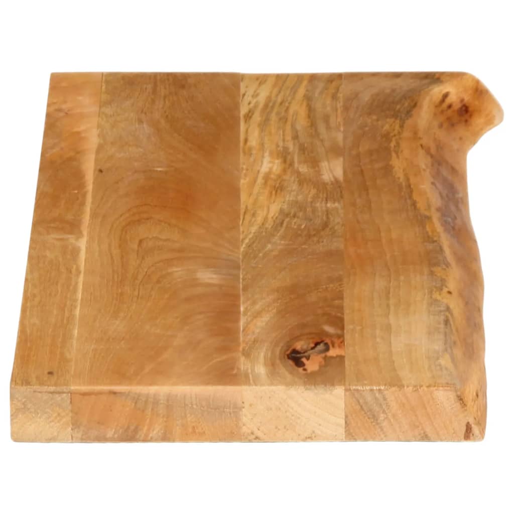 Tafelblad met natuurlijke rand 90x30x2,5 cm massief mangohout is nu te koop bij PeponiXL, paradijselijk wonen!